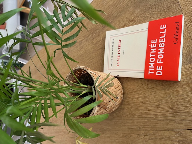 La Vie Entière, Timothée de Fombelle -éditions Gallimard